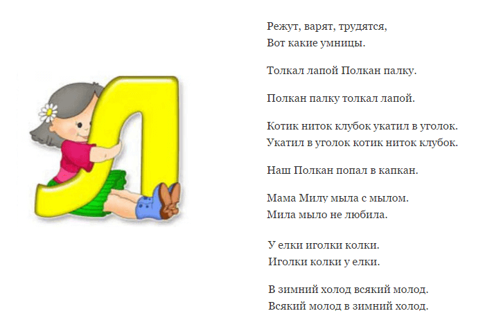Произношение букв